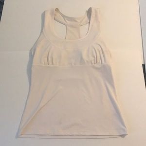 Gianni Bini white sports bra/tank. Sz. Large